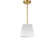 Dainolite Canada - One Light Pendant - Oversized Drum - White- Union Lighting Luminaires Decor