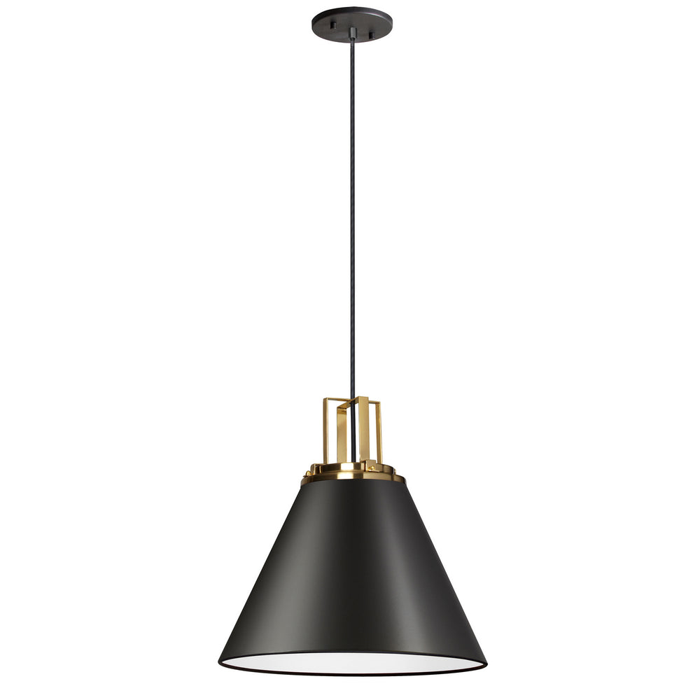 Dainolite Canada - One Light Pendant - Sonus - Black- Union Lighting Luminaires Decor