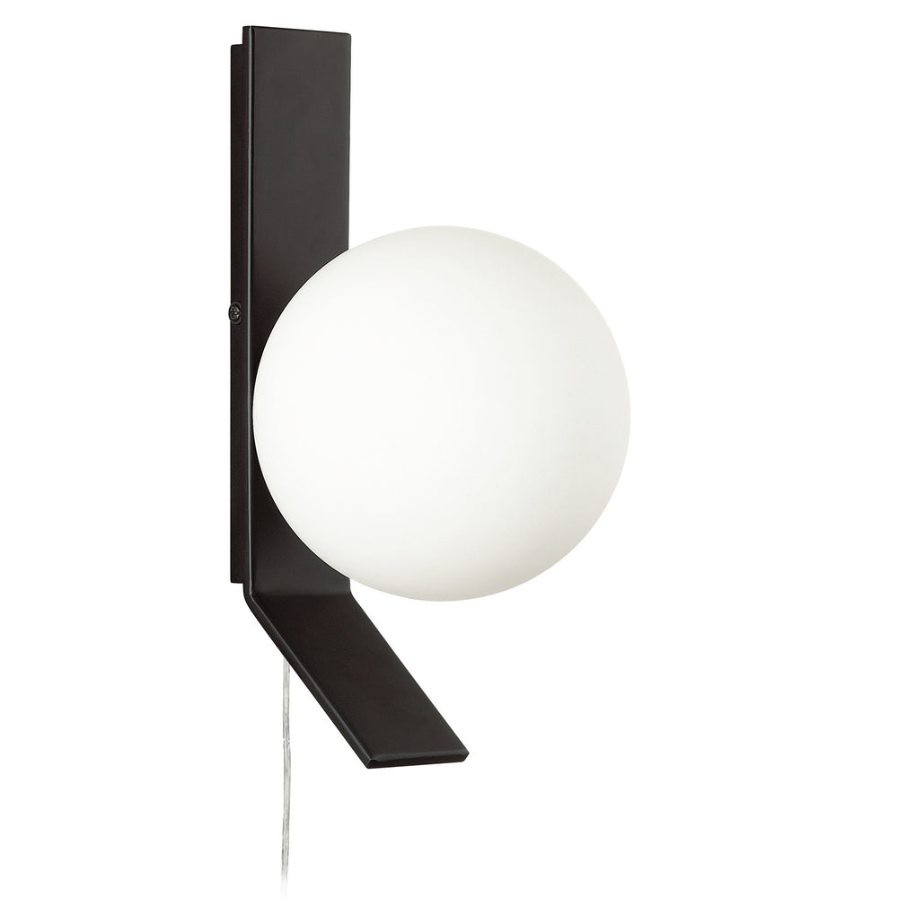 Dainolite Canada - One Light Wall Sconce - Valemont - Black- Union Lighting Luminaires Decor