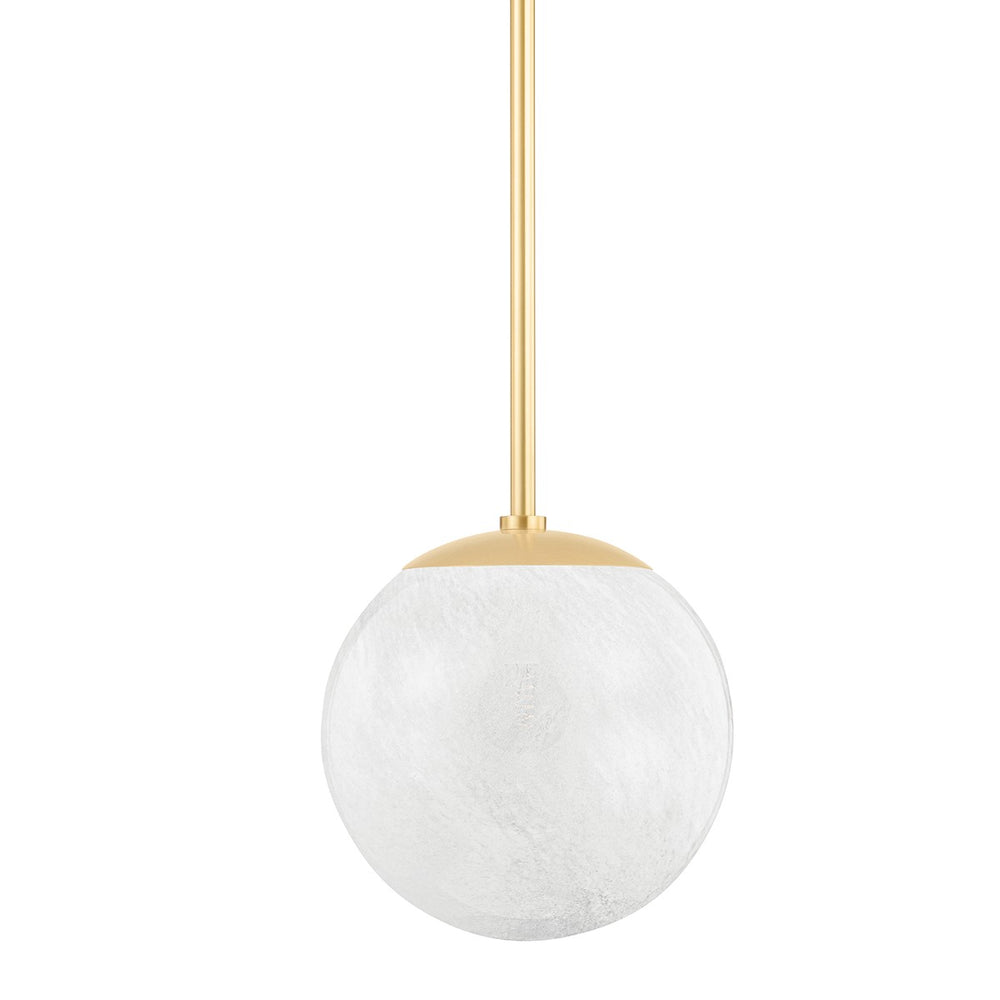 Hudson Valley Canada - One Light Pendant - Burlington - Aged Brass- Union Lighting Luminaires Decor