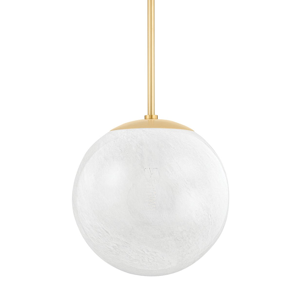 Hudson Valley Canada - One Light Pendant - Burlington - Aged Brass- Union Lighting Luminaires Decor