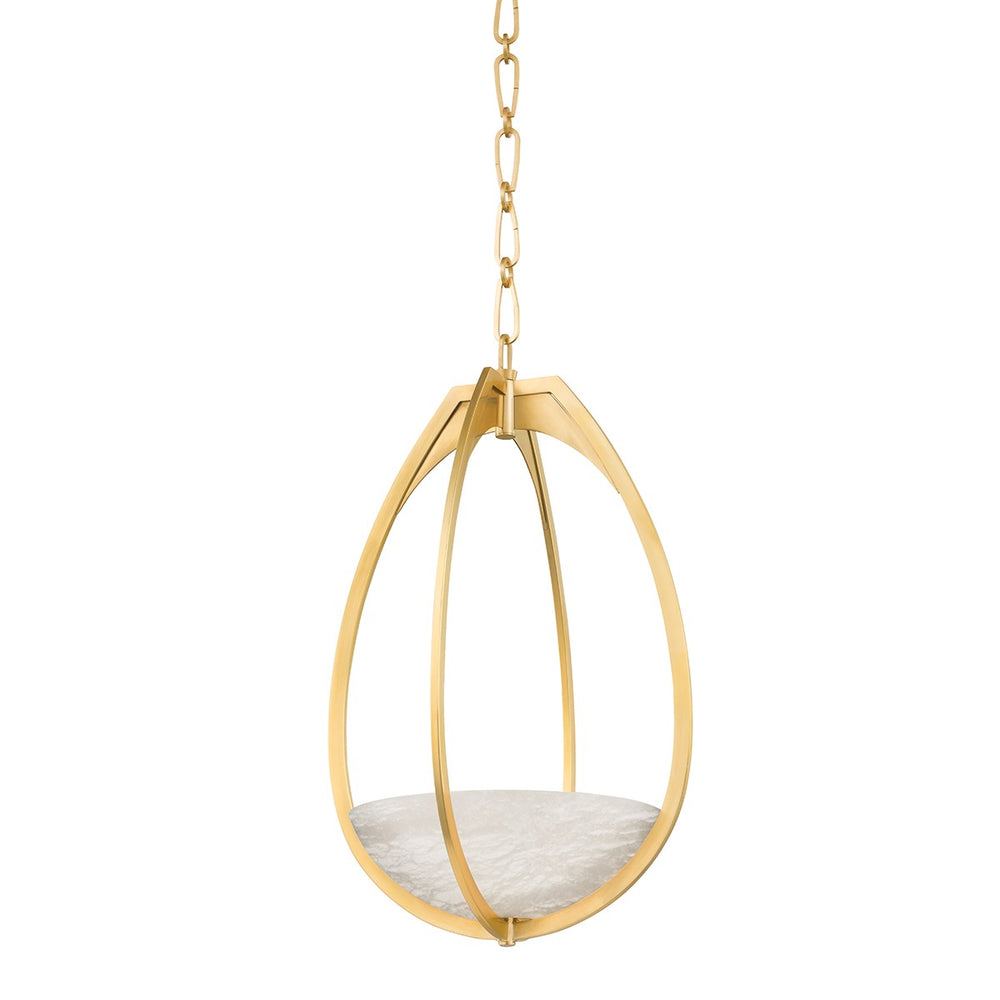 Hudson Valley Canada - LED Pendant - Lloyd - Aged Brass- Union Lighting Luminaires Decor