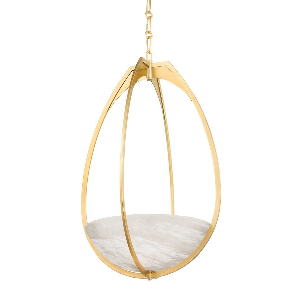 Hudson Valley Canada - LED Pendant - Lloyd - Aged Brass- Union Lighting Luminaires Decor