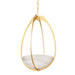 Hudson Valley Canada - LED Pendant - Lloyd - Aged Brass- Union Lighting Luminaires Decor