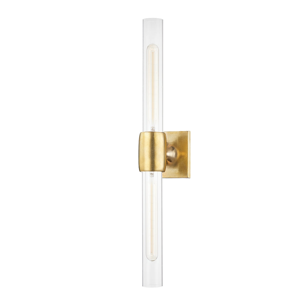 Hudson Valley Canada - Two Light Wall Sconce - Hogan - Aged Brass- Union Lighting Luminaires Decor