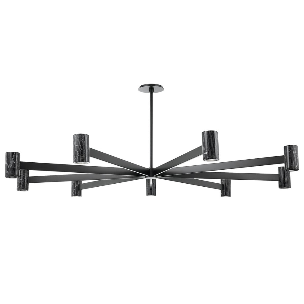 Hudson Valley Canada - LED Chandelier - Predock - Black Brass- Union Lighting Luminaires Decor