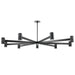 Hudson Valley Canada - LED Chandelier - Predock - Black Brass- Union Lighting Luminaires Decor