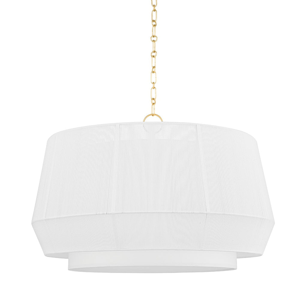 Hudson Valley Canada - Four Light Pendant - Debi - Aged Brass- Union Lighting Luminaires Decor