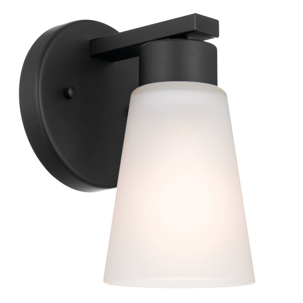 Kichler Canada - One Light Wall Sconce - Stamos - Black- Union Lighting Luminaires Decor