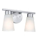 Kichler Canada - Two Light Bath - Stamos - Brushed Nickel- Union Lighting Luminaires Decor