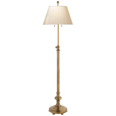 Visual Comfort Signature Canada - Two Light Floor Lamp - Overseas - Antique-Burnished Brass- Union Lighting Luminaires Decor