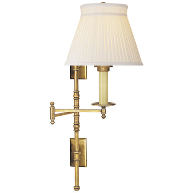 Visual Comfort Signature Canada - One Light Swing Arm Wall Sconce - Dorchester Swing Arm - Antique-Burnished Brass- Union Lighting Luminaires Decor