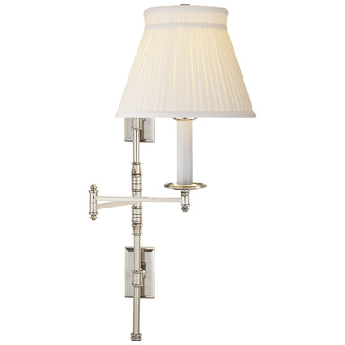 Visual Comfort Signature Canada - One Light Swing Arm Wall Sconce - Dorchester Swing Arm - Polished Nickel- Union Lighting Luminaires Decor