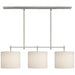 Visual Comfort Signature Canada - Three Light Billiard Pendant - Bryant - Polished Nickel- Union Lighting Luminaires Decor