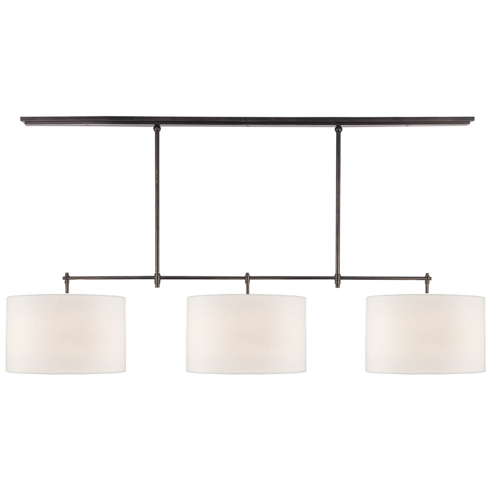 Visual Comfort Signature Canada - Three Light Billiard Pendant - Bryant - Bronze- Union Lighting Luminaires Decor