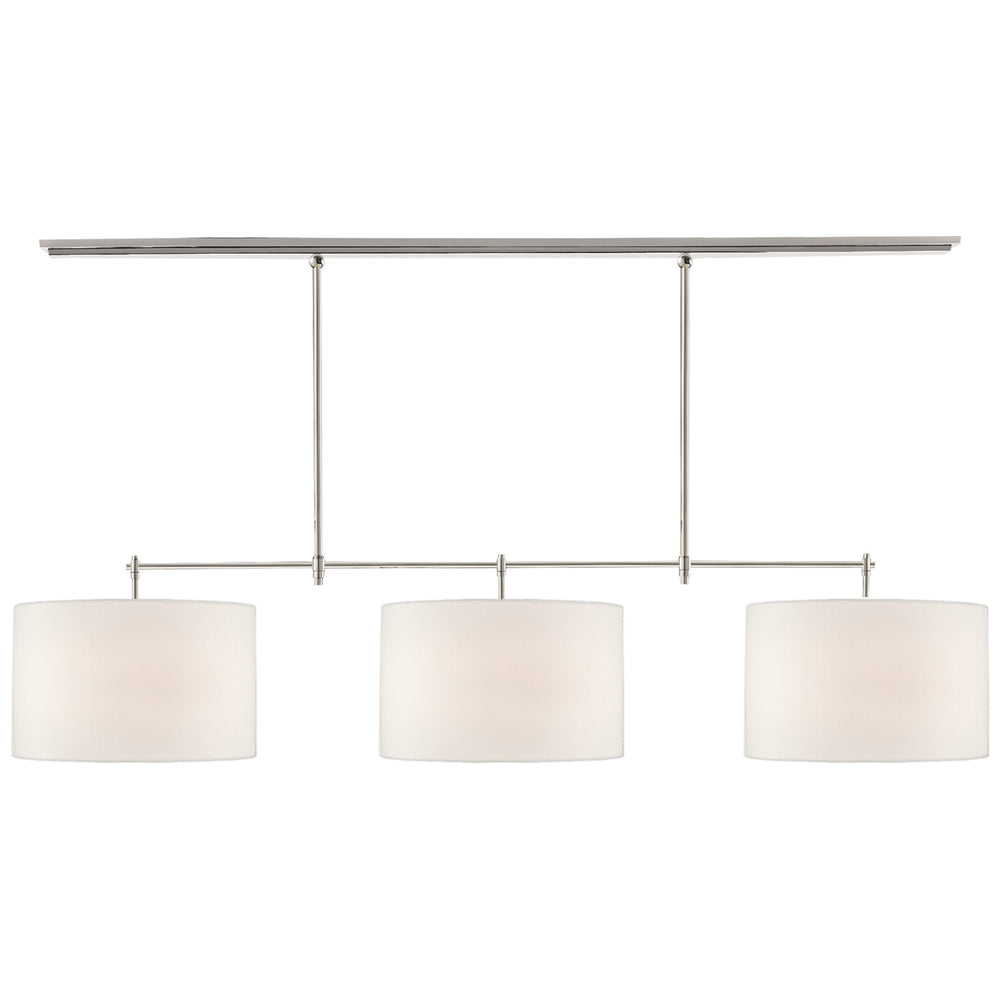 Visual Comfort Signature Canada - Three Light Billiard Pendant - Bryant - Polished Nickel- Union Lighting Luminaires Decor