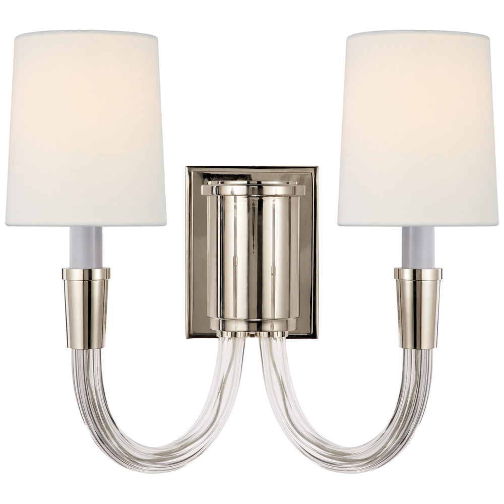 Visual Comfort Signature Canada - Two Light Wall Sconce - Vivian - Polished Nickel- Union Lighting Luminaires Decor
