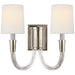 Visual Comfort Signature Canada - Two Light Wall Sconce - Vivian - Polished Nickel- Union Lighting Luminaires Decor