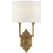 Visual Comfort Signature Canada - Two Light Wall Sconce - Silhouette - Hand-Rubbed Antique Brass- Union Lighting Luminaires Decor