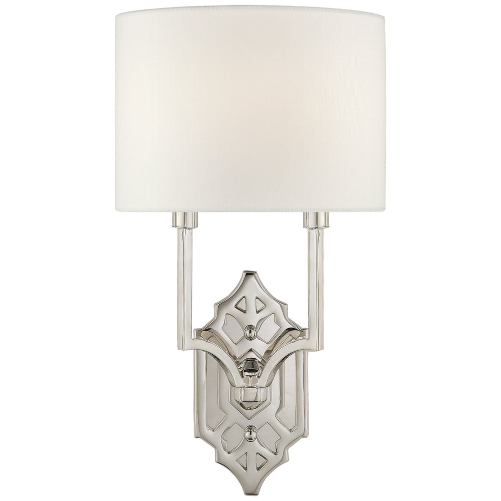 Visual Comfort Signature Canada - Two Light Wall Sconce - Silhouette - Polished Nickel- Union Lighting Luminaires Decor