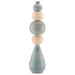 Currey and Company - Vase - Ringling - Blue/Natural- Union Lighting Luminaires Decor