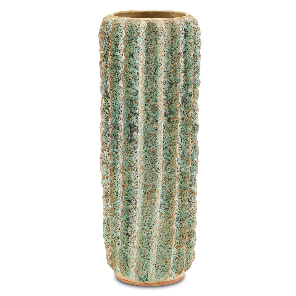 Currey and Company - Vase - Sunken Boat Collection - Moss Green- Union Lighting Luminaires Decor