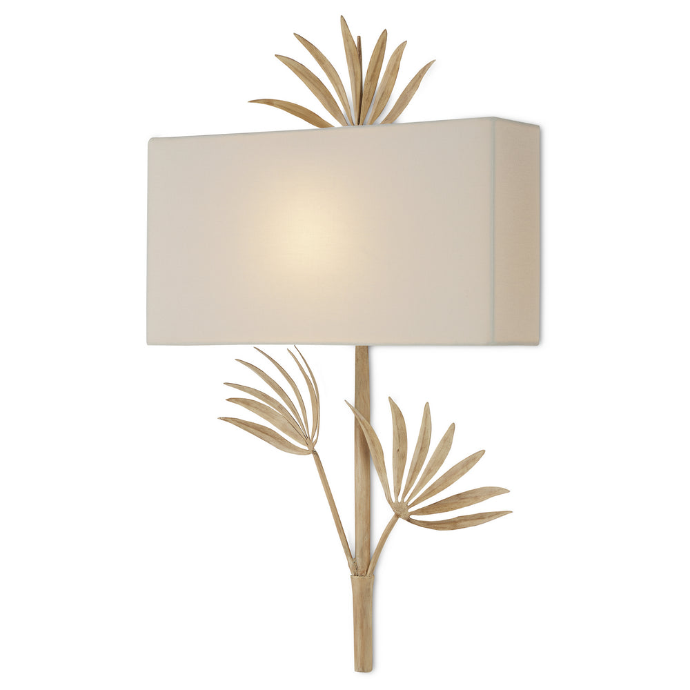 Currey and Company - One Light Wall Sconce - Calliope - Coco Cream- Union Lighting Luminaires Decor