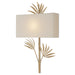 Currey and Company - One Light Wall Sconce - Calliope - Coco Cream- Union Lighting Luminaires Decor