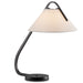 Currey and Company - One Light Desk Lamp - Frey Collection - Satin Black/Brushed Brown- Union Lighting Luminaires Decor