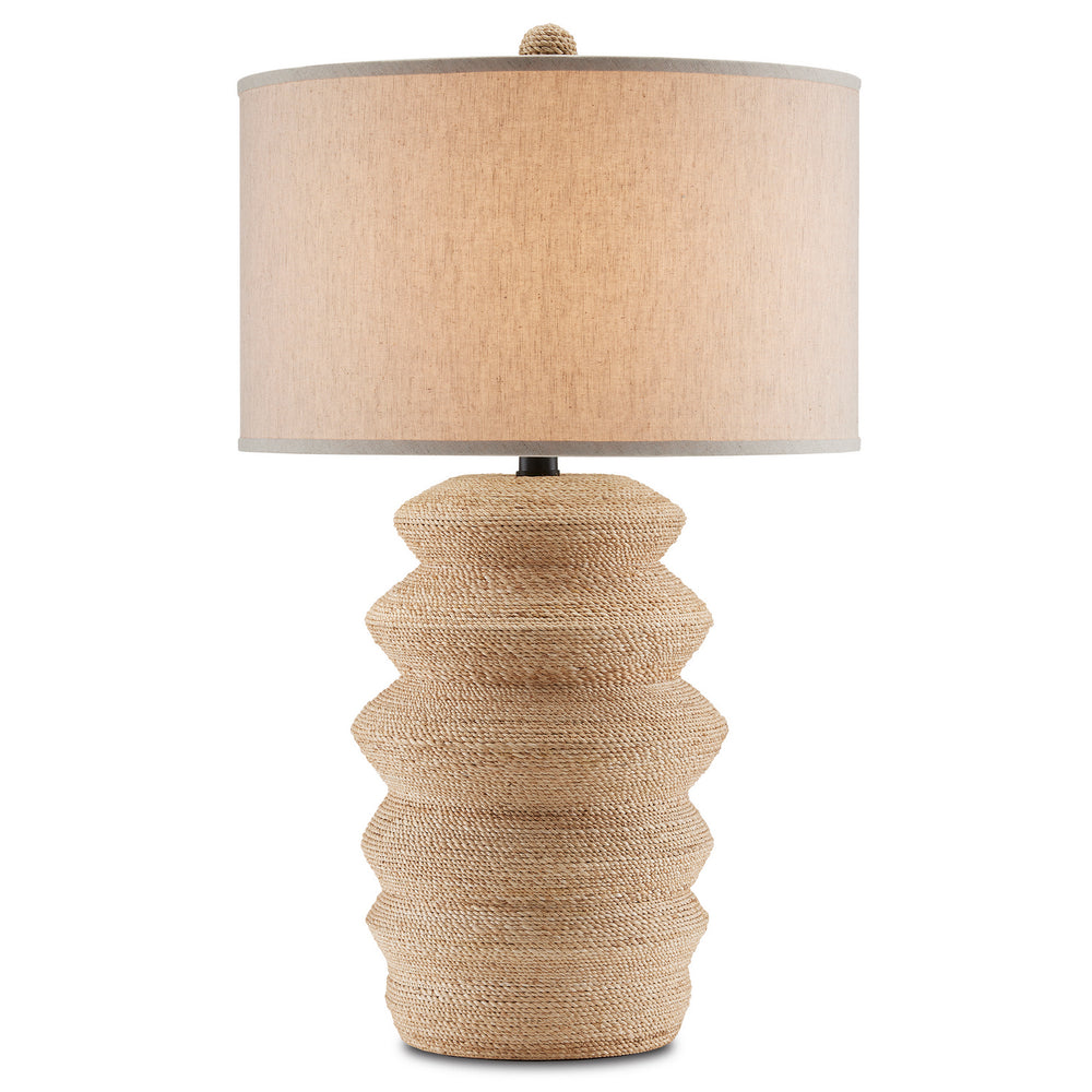 Currey and Company - One Light Table Lamp - Kavala - Natural- Union Lighting Luminaires Decor