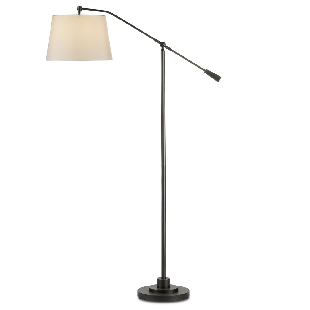 Currey and Company - One Light Floor Lamp - Maxstroke - Oil Rubbed Bronze- Union Lighting Luminaires Decor