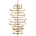 Currey and Company - 52 Light Chandelier - Andre - Brass- Union Lighting Luminaires Decor