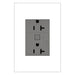 Legrand Canada - 20A Smart Outlet with Netatmo, Plus-Size - Magnesium- Union Lighting Luminaires Decor