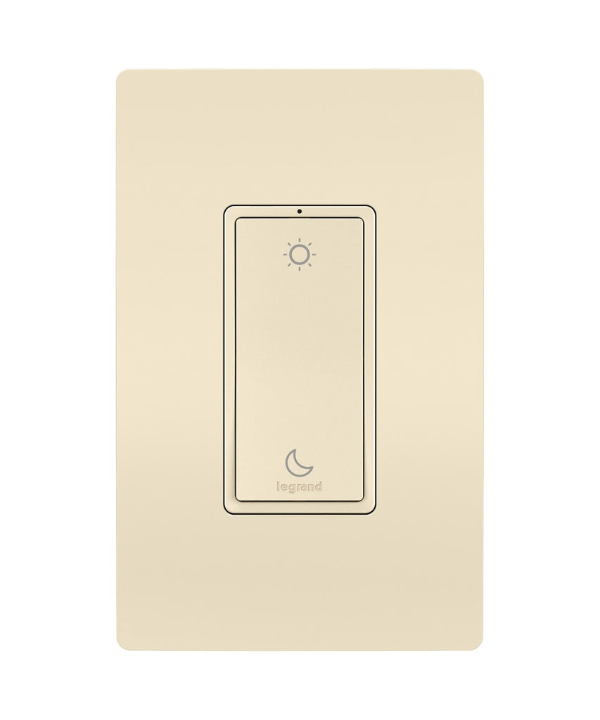 Legrand Canada - Wireless Wake/Sleep Smart Switch, with Netatmo - Light Almond- Union Lighting Luminaires Decor