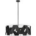 Dainolite Canada - Four Light Chandelier - Cardano - Black- Union Lighting Luminaires Decor