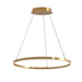 Dainolite Canada - LED Chandelier - Circulo - Aged Brass- Union Lighting Luminaires Decor