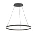 Dainolite Canada - LED Chandelier - Circulo - Black- Union Lighting Luminaires Decor