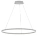 Dainolite Canada - LED Chandelier - Circulo - Silver- Union Lighting Luminaires Decor
