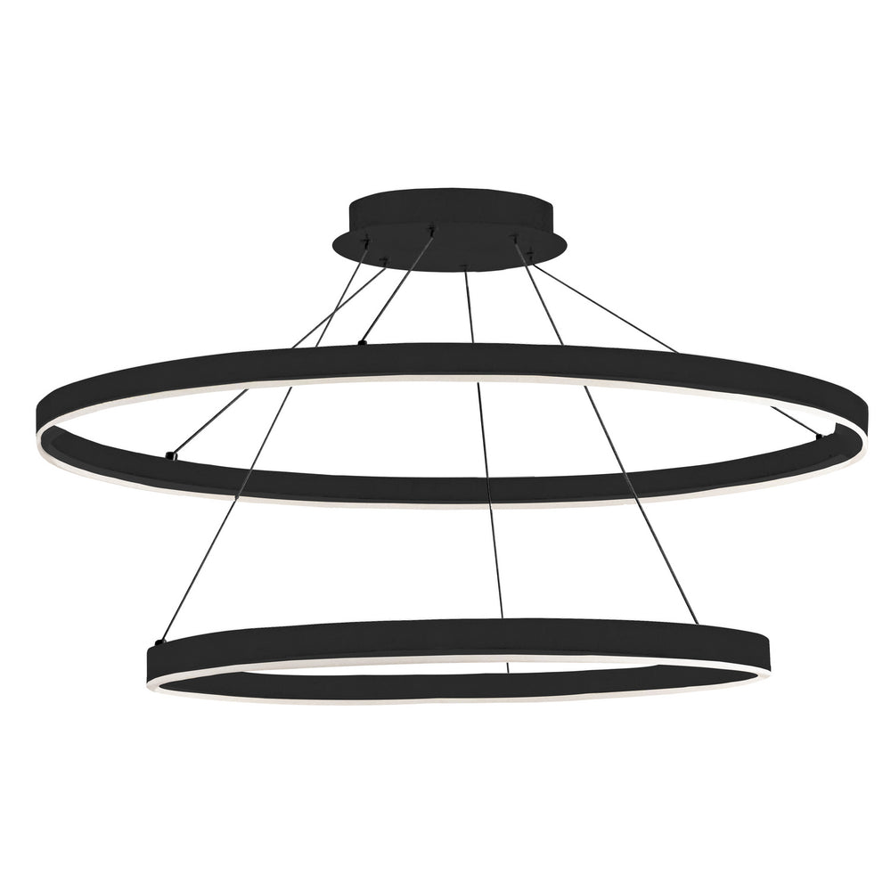 Dainolite Canada - LED Chandelier - Circulo - Black- Union Lighting Luminaires Decor