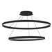 Dainolite Canada - LED Chandelier - Circulo - Black- Union Lighting Luminaires Decor