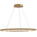 Dainolite Canada - LED Chandelier - Circulo - Aged Brass- Union Lighting Luminaires Decor