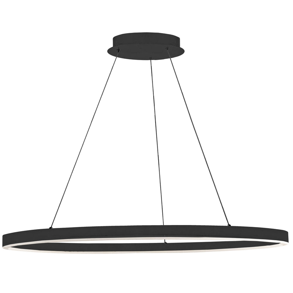 Dainolite Canada - LED Chandelier - Circulo - Black- Union Lighting Luminaires Decor