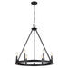 Dainolite Canada - Six Light Chandelier - Colby - Black- Union Lighting Luminaires Decor