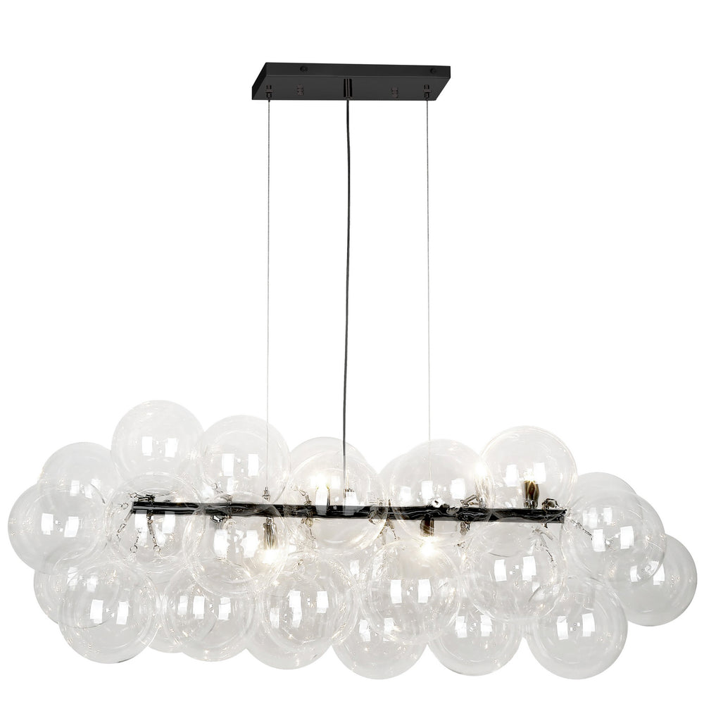 Dainolite Canada - Ten Light Pendant - Comet - Clear- Union Lighting Luminaires Decor