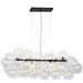 Dainolite Canada - Ten Light Pendant - Comet - Clear- Union Lighting Luminaires Decor