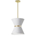 Dainolite Canada - One Light Pendant - Caterine - White- Union Lighting Luminaires Decor