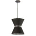 Dainolite Canada - One Light Pendant - Caterine - Black- Union Lighting Luminaires Decor