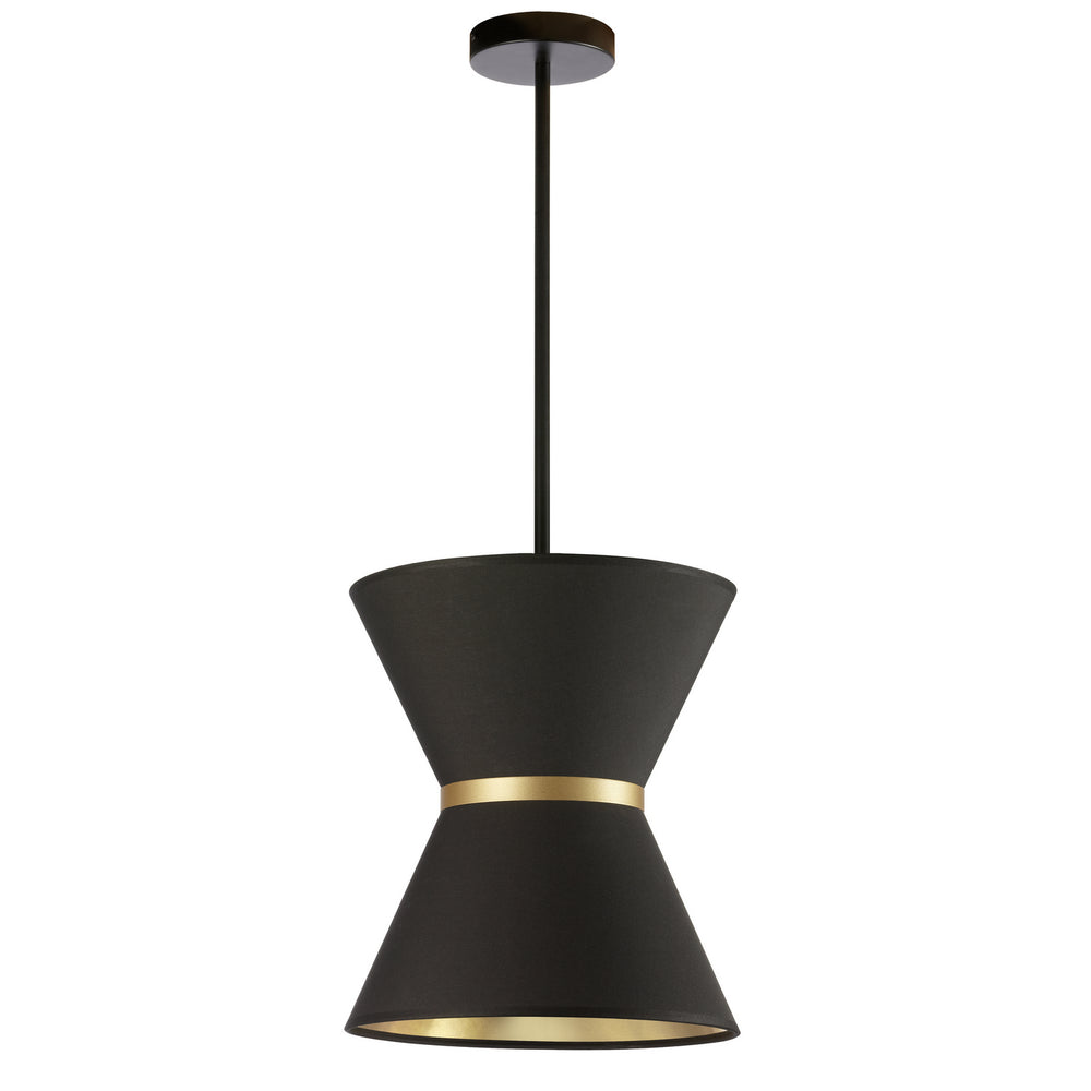 Dainolite Canada - One Light Pendant - Caterine - Black- Union Lighting Luminaires Decor
