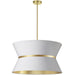 Dainolite Canada - Four Light Chandelier - Caterine - White- Union Lighting Luminaires Decor