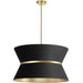 Dainolite Canada - Four Light Chandelier - Caterine - Black- Union Lighting Luminaires Decor